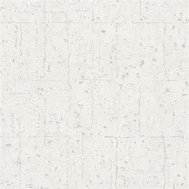 Vliesové tapety na zeď Ivy 82265, beton bílý se stříbrnou patinou, rozměr 10,05 m x 0,53 m, NOVAMUR 6801-10