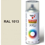 Sprej bílý lesklý 400ml, odstín RAL 1013 barva perlově bílá, Schuller Ehklar, barvy ve spreji PRISMA COLOR 91312