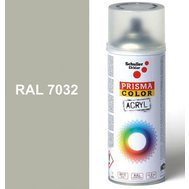 Sprej šedý lesklý 400ml, odstín RAL 7032 barva křemenově šedá, Schuller Ehklar, barvy ve spreji PRISMA COLOR 91035