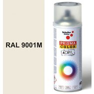 Sprej krémový matný 400ml, odstín RAL 9001M barva krémově matná, Schuller Ehklar, barvy ve spreji PRISMA COLOR 91013