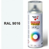 Sprej bílý lesklý 400ml, odstín RAL 9016 barva dopravní bílá, Schuller Ehklar, barvy ve spreji PRISMA COLOR 91310