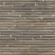 Vliesové tapety na zeď Wanderlust WL1103, rozměr 10,05 m x 0,53 m, bambusový obklad šedo-hnědý, Grandeco