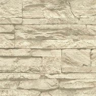 Vliesové tapety na zeď Wood´n Stone 707130, kámen béžový, rozměr 10,05 m x 0,53 m, A.S.Création