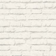 Vliesové tapety na zeď Boys & Girls 34399-2, cihla bílá, rozměr 10,05 m x 0,53 m, A.S.Création