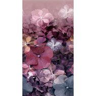 Vliesové fototapety 2267-10, rozměr 150 cm x 280 cm,  hortenzie růžové, ERISMANN