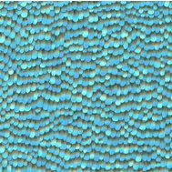 Vliesové tapety na zeď IMPOL Paradisio 2 10129-08, peříčka modrá, rozměr 10,05 m x 0,53 m, Erismann