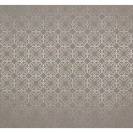 Vliesové tapety na zeď Estelle 55704, vzor stříbrný na hnědém podkladu, rozměr 10,05 m x 0,53 m, MARBURG