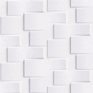 Vliesové tapety na zeď Exposure EP3301, rozměr 10,05 m x 0,53 m, 3D metalický obklad bílý, Grandeco