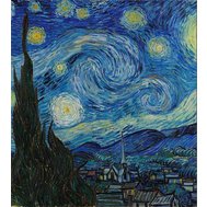 Vliesové fototapety, rozměr 225 cm x 250 cm, hvězdná noc - Vincent Van Gogh, DIMEX MS-3-0250
