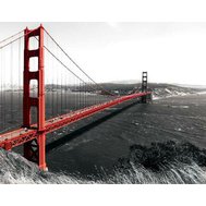 Vliesová fototapeta Golden Gate Bridge, rozměr 312 cm x 219 cm fototapety IMPOL TRADE 154VE