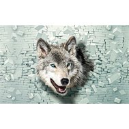 Fototapety, rozměr 254 cm x 184 cm, 3D vlk, IMPOL TRADE 2941 P4
