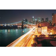 Vliesové fototapety, rozměr 312 cm x 219 cm, Brooklyn Bridge New York, IMPOL TRADE 8-019 VEXXL