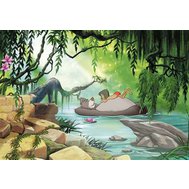 Fototapety Disney Jungle Book, rozměr 368 cm x 254 cm, plavání s Balúem, Komar 8-4106