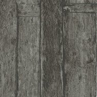 Vliesové tapety na zeď Imagine 31773, rozměr 10,05 m x 0,53 m, dřevěný obklad černo-hnědý s výraznou strukturou, MARBURG