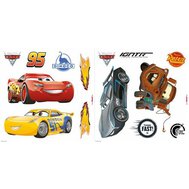 Samolepky na sklo, rozměr 31 cm x 31 cm, Disney Cars 3 , Komar 16405