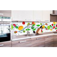 Samolepící tapety za kuchyňskou linku, rozměr 260 cm x 60 cm, ovoce, DIMEX KI-260-001