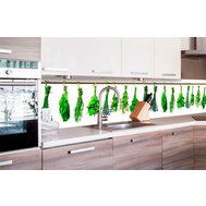 Samolepící tapety za kuchyňskou linku, rozměr 260 cm x 60 cm, bylinky, DIMEX KI-260-007
