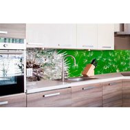 Samolepící tapety za kuchyňskou linku, rozměr 260 cm x 60 cm, pampelišky, DIMEX KI-260-012