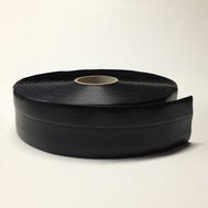 Podlahová lemovka z PVC samolepící černá 28200289, rozměr 5,3 cm x 25 m, IMPOL TRADE