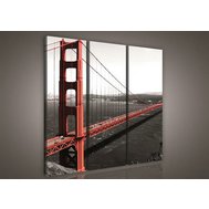 Obraz na plátně Golden Gate Bridge 103S6, rozměr 90 x 80 cm, IMPOL TRADE