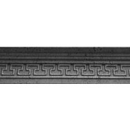 Polystyrenové dekorativní lišty M17-42, rozměr 1000 x 50 x 90 mm, šedá s řeckým klíčem, IMPOL TRADE