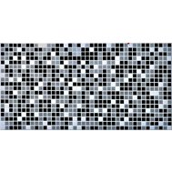 Obkladové panely 3D PVC TP10016507, cena za kus, rozměr 955 x 480 mm, mozaika černá, GRACE