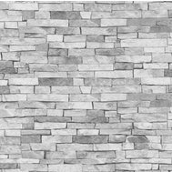 Papírové tapety na zeď 05546-20, rozměr 10,05 x 0,53 m, kamenný obklad světle šedý, P+S International
