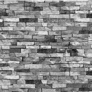 Papírové tapety na zeď 05546-30, rozměr 10,05 x 0,53 m, kamenný obklad šedý, P+S International