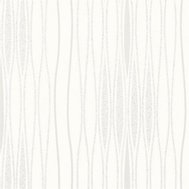Vliesové tapety na zeď Alizé 6706-10, vlnovky bílo-stříbrné, rozměr 10,05 m x 0,53 m, Novamur 81835