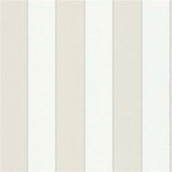 Vliesové tapety na zeď Ivy 82304, pruhy béžovo-bílé s metalickou konturou, rozměr 10,05 m x 0,53 m, NOVAMUR 6810-20