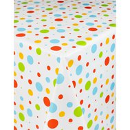 Ubrus PVC 5745410, návin 20 m x 140 cm, barevné puntíky, IMPOL TRADE